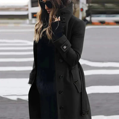 Nancyaram | Damen Winter Trench Mantel | Lange