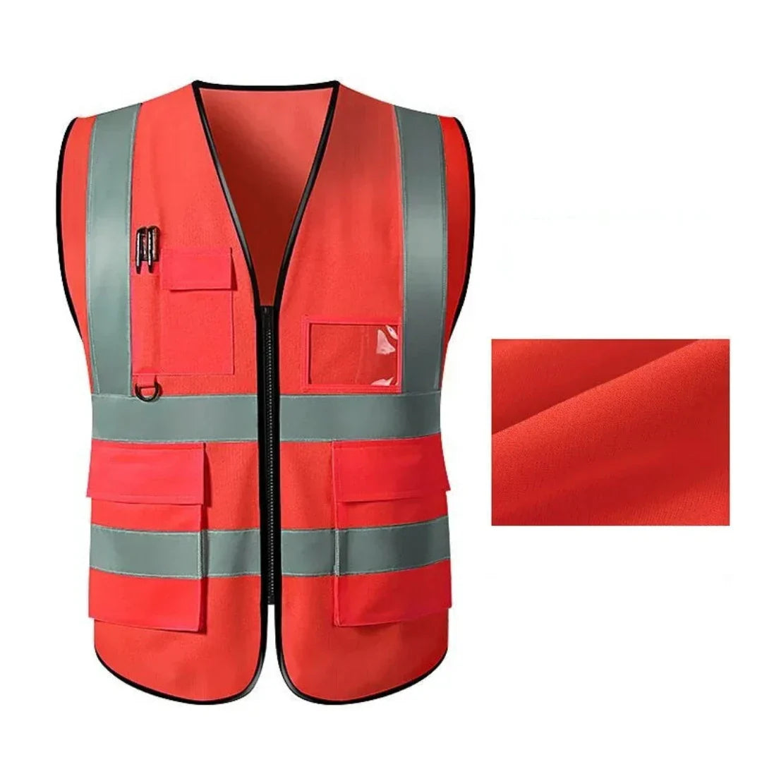 Hubartet | Herren Arbeitskleidung Reflektierende Weste | Multi Taschen