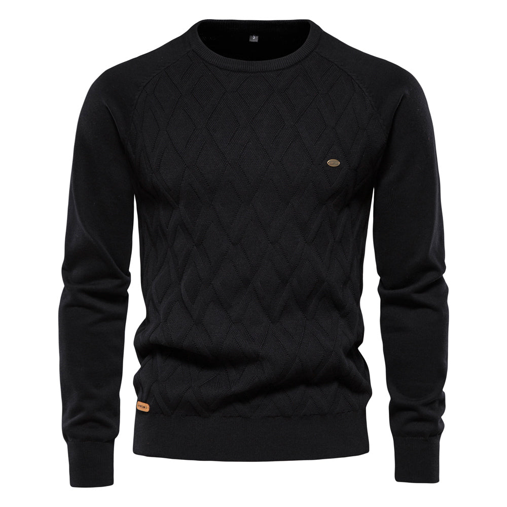 Casimir - Luxus-Strickpullover mit klassischem Zopfmuster
