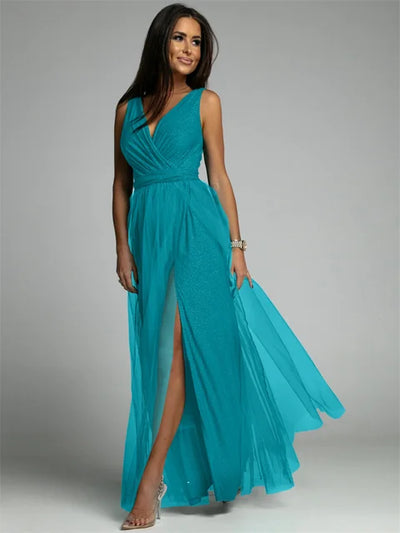 Thelma - elegant Taillenband Kleid für Frauen