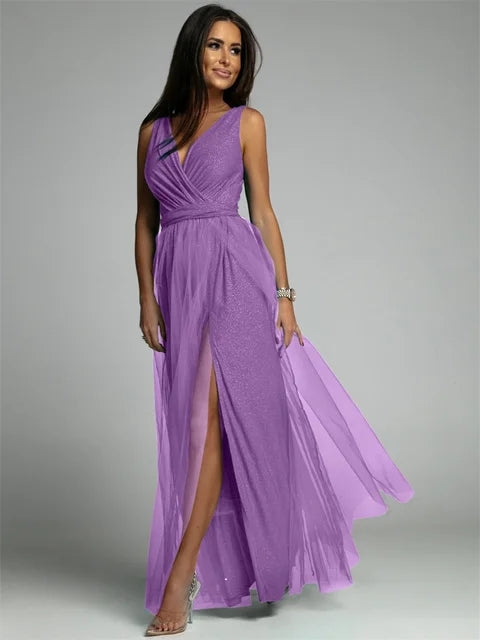 Thelma - elegant Taillenband Kleid für Frauen