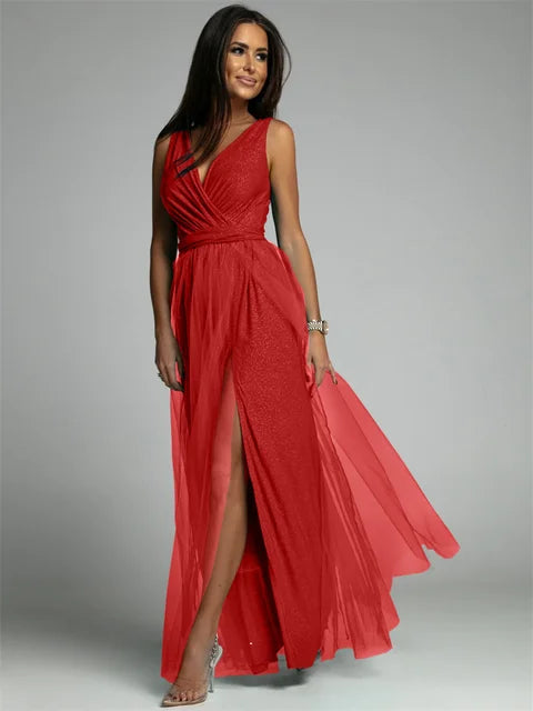 Thelma - elegant Taillenband Kleid für Frauen