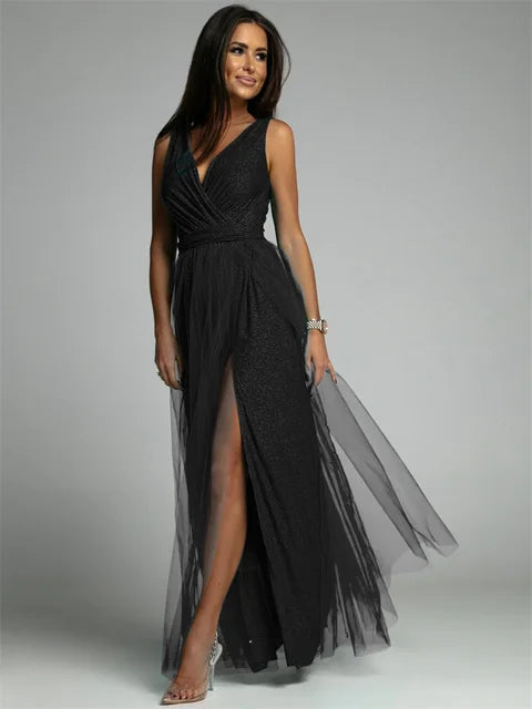 Thelma - elegant Taillenband Kleid für Frauen