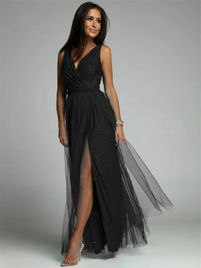 Thelma - elegant Taillenband Kleid für Frauen