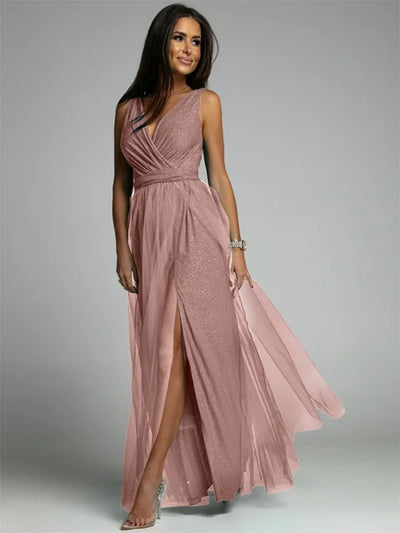 Thelma - elegant Taillenband Kleid für Frauen