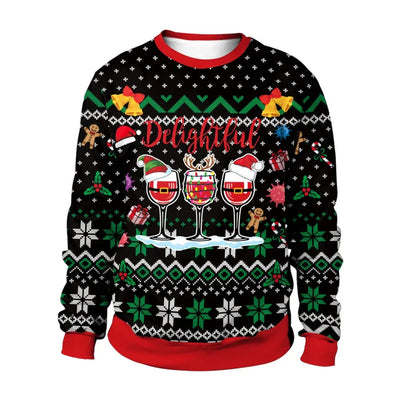 Aromalim | Unisex Warme Langarm Weihnachtspulli | 2024