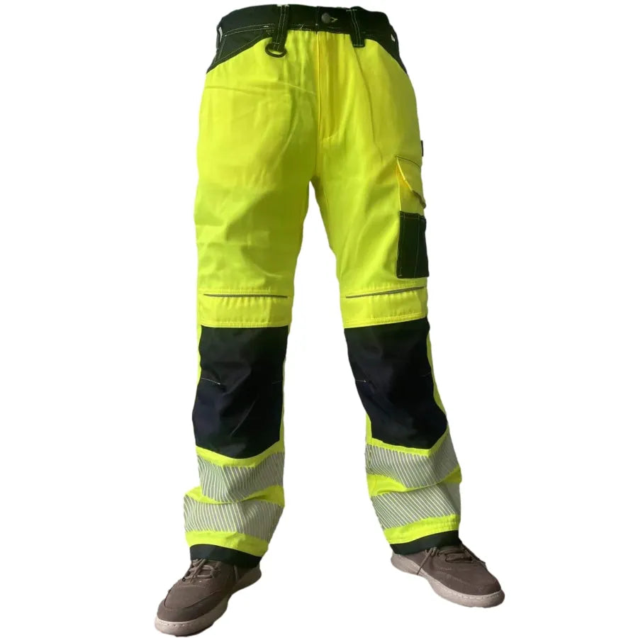 Safwan | Herren Reflektierende Streifen Hose | Arbeitskleidung