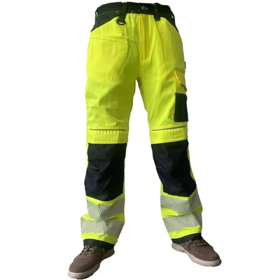 Safwan | Herren Reflektierende Streifen Hose | Arbeitskleidung