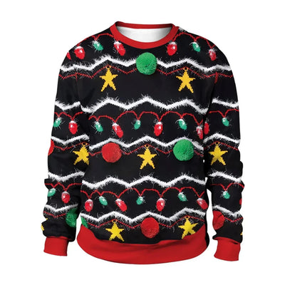 Aromalim | Unisex Warme Langarm Weihnachtspulli | 2024