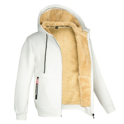 Sherpa Fleece Hoodie | Warme | Zipper | Winter Hoodie | Hoodie Jacke