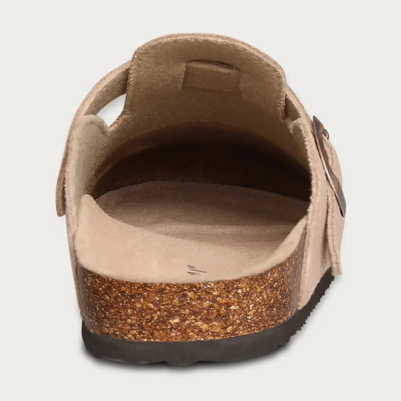Slipper aus Wildleder – Slip-On – Kork-Sohle – Pantoletten – Herrenschuhe