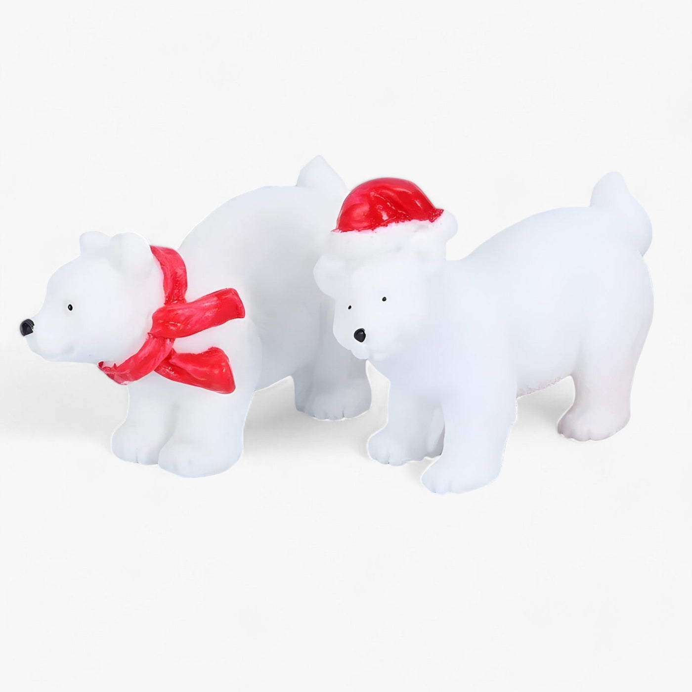 SnowPaws – Miniatur-Eisbärenfiguren für die Weihnachtsdekoration