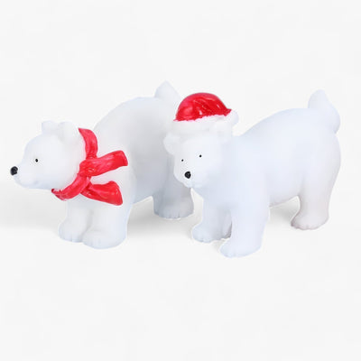 SnowPaws – Miniatur-Eisbärenfiguren für die Weihnachtsdekoration