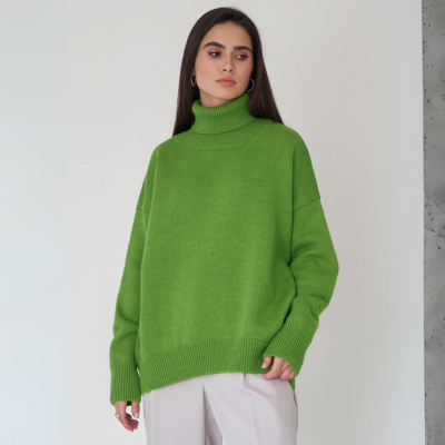Langarm-Rollkragenpullover