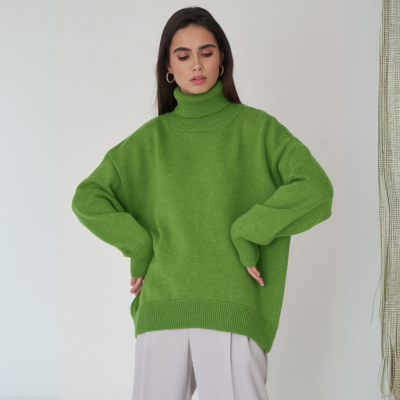 Langarm-Rollkragenpullover