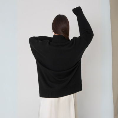 Langarm-Rollkragenpullover