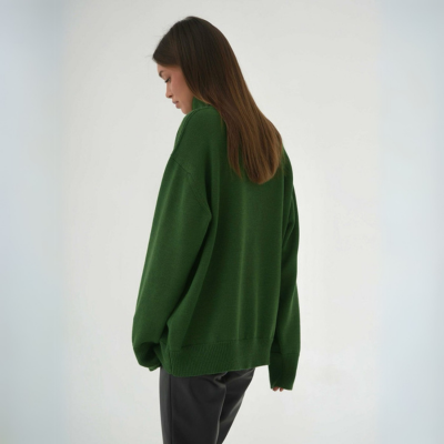 Langarm-Rollkragenpullover