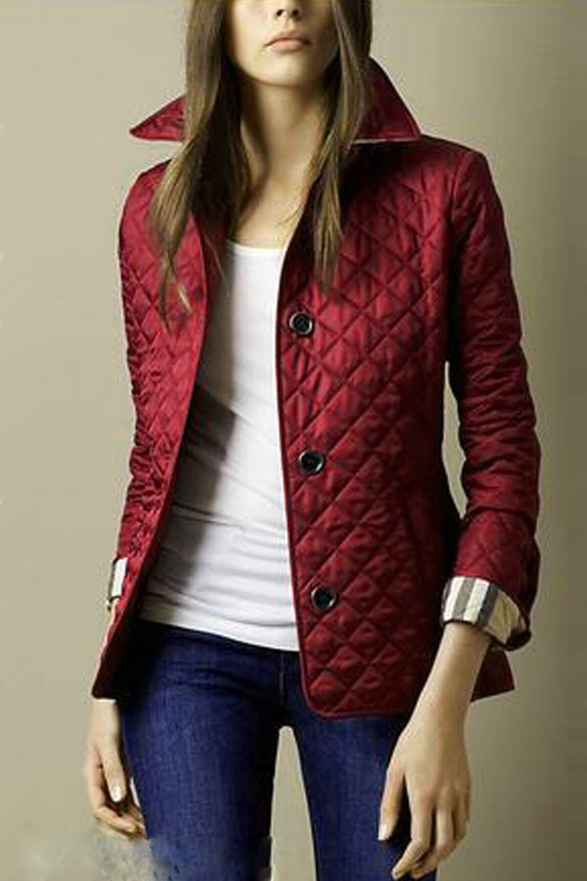 Steppjacke | Leicht | Schmal geschnitten | Herbstjacke | Damenjacke