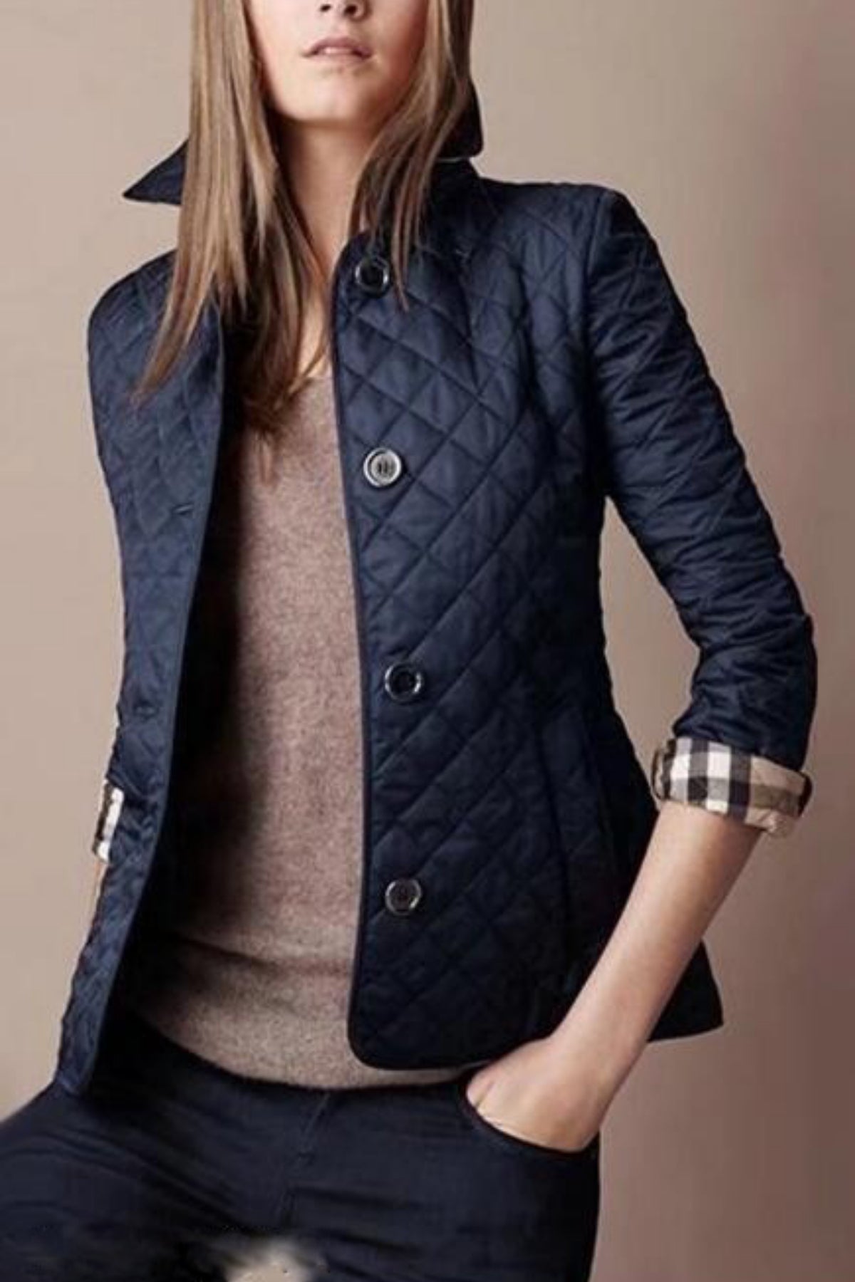 Steppjacke | Leicht | Schmal geschnitten | Herbstjacke | Damenjacke