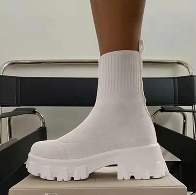 Stiefeletten – Klobig – Plateau – Sockenstiefel – Damenstiefel