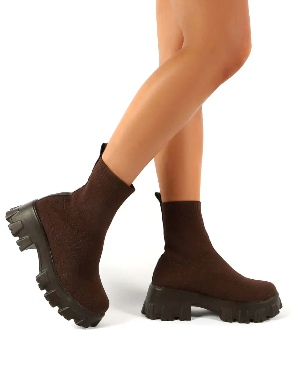 Stiefeletten – Klobig – Plateau – Sockenstiefel – Damenstiefel