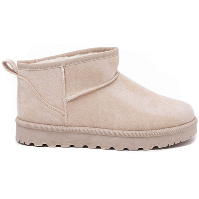 Stiefeletten – Slip-Ons – mit Fell gefüttert – Winterstiefel – Damenstiefel