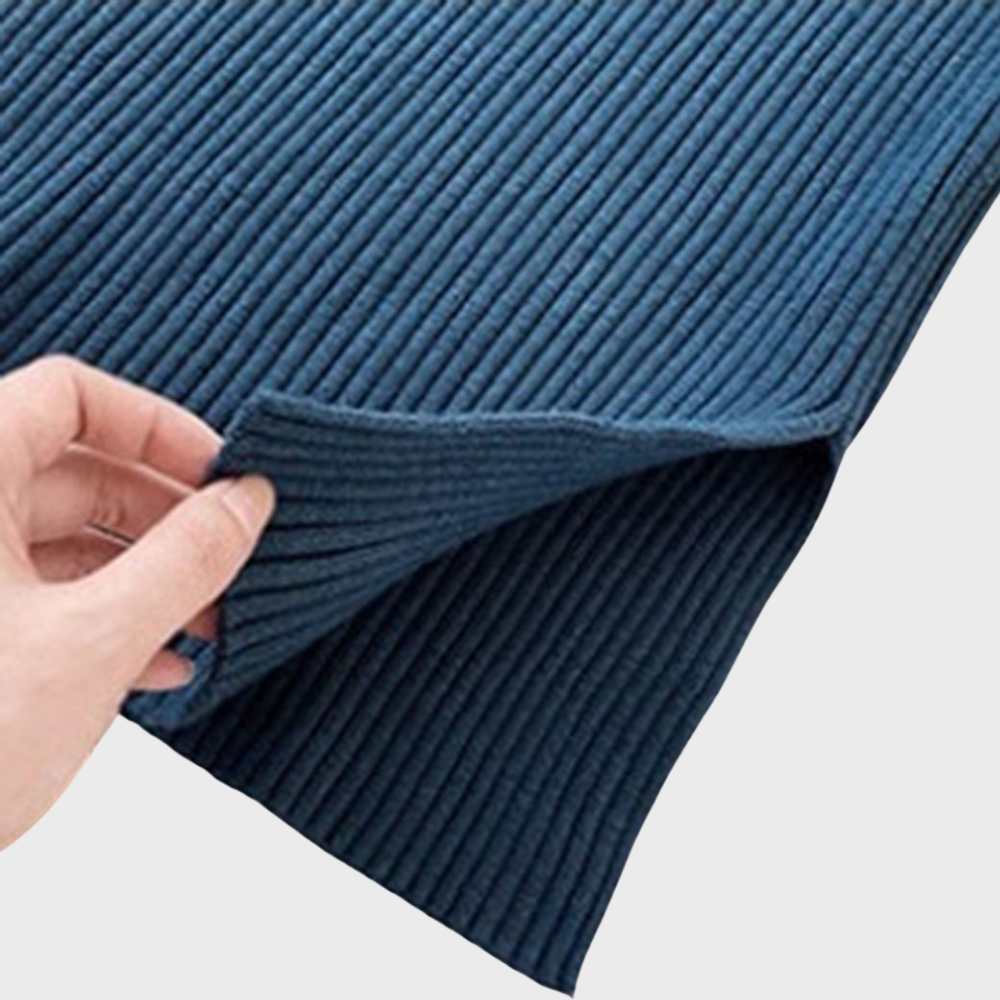 Strick-Lounge-Set - Lange Ärmel - Weites Bein - Zweiteiliges Set - Winterkleidung für Frauen