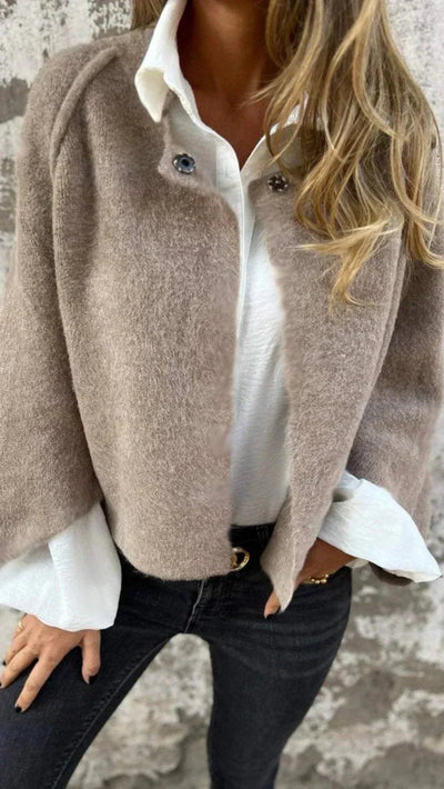 Strickjacke - Lockere Passform - Wolle - Strickjacke - Damenbekleidung
