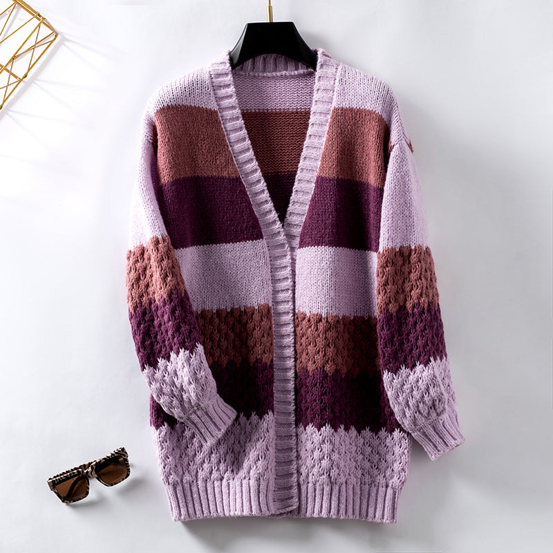 Strickjacke – offen – locker geschnitten – Oversize-Strickjacke – Damenbekleidung