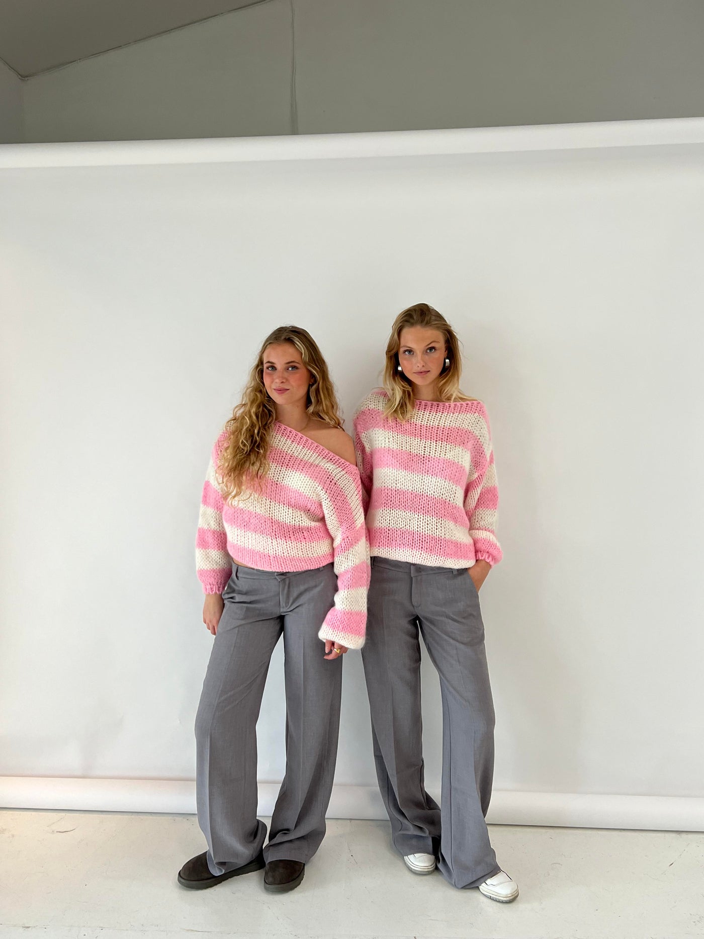 Strickpullover | Gestreift | Lockere Passform | Pullover | Damen-Strickwaren