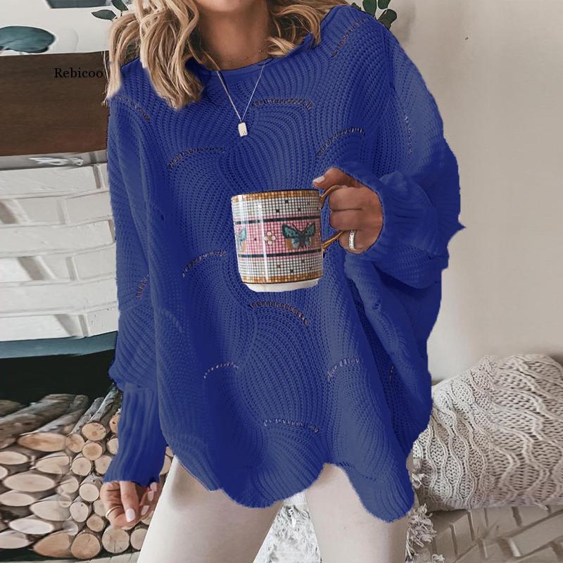 Strickpullover | Lockere Passform | Pullover | Oversize-Pullover | Damenbekleidung