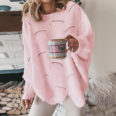 Strickpullover | Lockere Passform | Pullover | Oversize-Pullover | Damenbekleidung