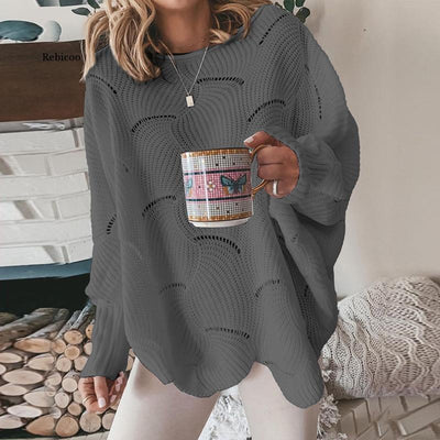 Strickpullover | Lockere Passform | Pullover | Oversize-Pullover | Damenbekleidung