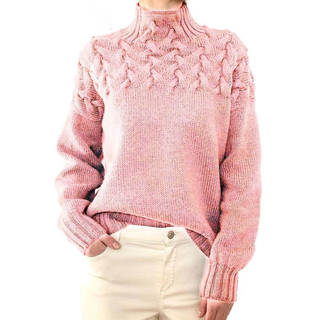 Strickpullover - Rollkragenpullover - Loose Fit - Pullover - Damenbekleidung