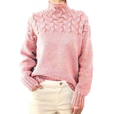Strickpullover - Rollkragenpullover - Loose Fit - Pullover - Damenbekleidung