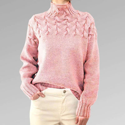 Strickpullover - Rollkragenpullover - Loose Fit - Pullover - Damenbekleidung