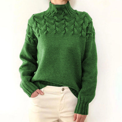 Strickpullover - Rollkragenpullover - Loose Fit - Pullover - Damenbekleidung