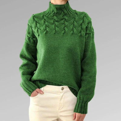 Strickpullover - Rollkragenpullover - Loose Fit - Pullover - Damenbekleidung
