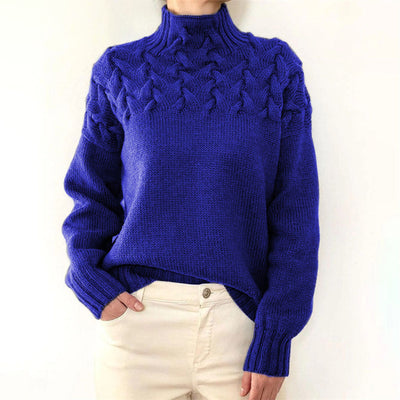 Strickpullover - Rollkragenpullover - Loose Fit - Pullover - Damenbekleidung