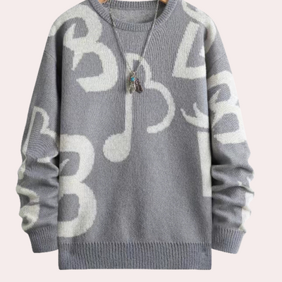 Strickpullover – Rundhalsausschnitt – warm – Herrenpullover – Winterkleidung für Herren