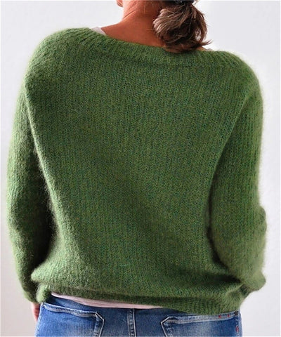 Strickpullover | Warm | Grün | Pullover | Damen-Strickwaren