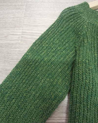 Strickpullover | Warm | Grün | Pullover | Damen-Strickwaren