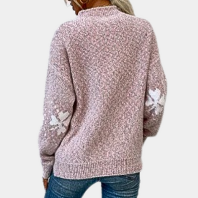 Strickpullover | Warm | Hoher Kragen | Strickpullover | Winterkleidung für Damen