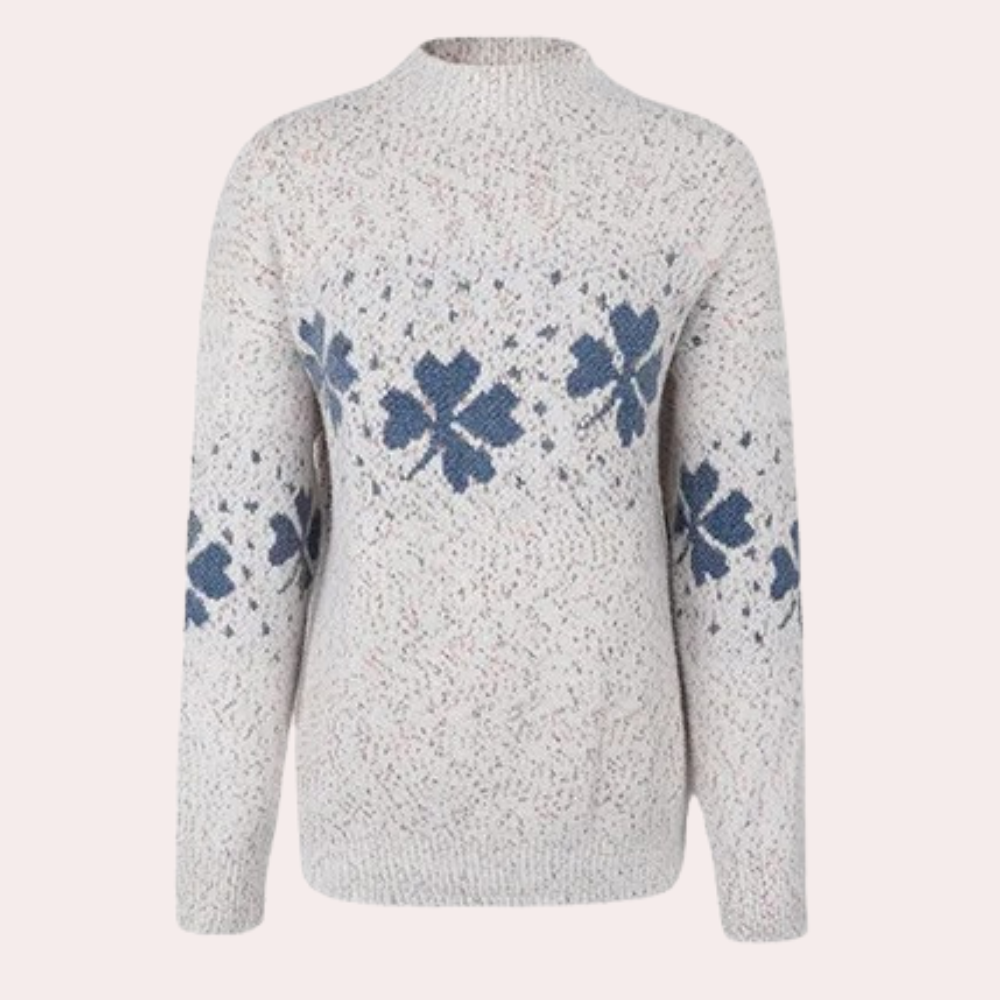 Strickpullover | Warm | Hoher Kragen | Strickpullover | Winterkleidung für Damen