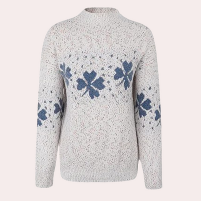 Strickpullover | Warm | Hoher Kragen | Strickpullover | Winterkleidung für Damen