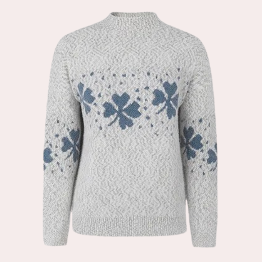 Strickpullover | Warm | Hoher Kragen | Strickpullover | Winterkleidung für Damen