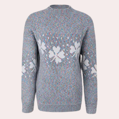 Strickpullover | Warm | Hoher Kragen | Strickpullover | Winterkleidung für Damen