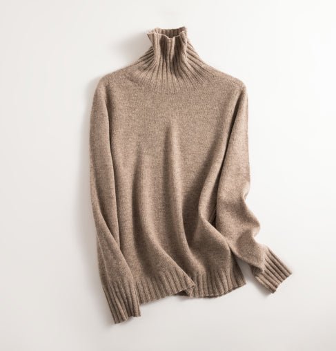 Strickpullover | Warm | Nahtlos | Rollkragenpullover | Wollpullover