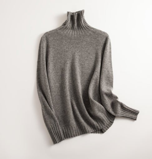 Strickpullover | Warm | Nahtlos | Rollkragenpullover | Wollpullover