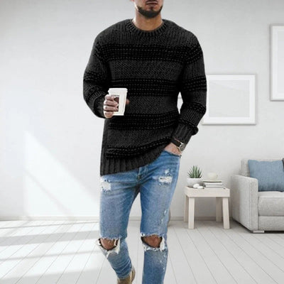 Strickpullover | Warm | Rundhalsausschnitt | Strickpullover | Herrenbekleidung